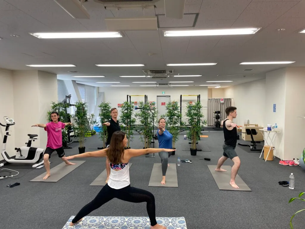 Yoga sessions and fitness at Mujin Gym
