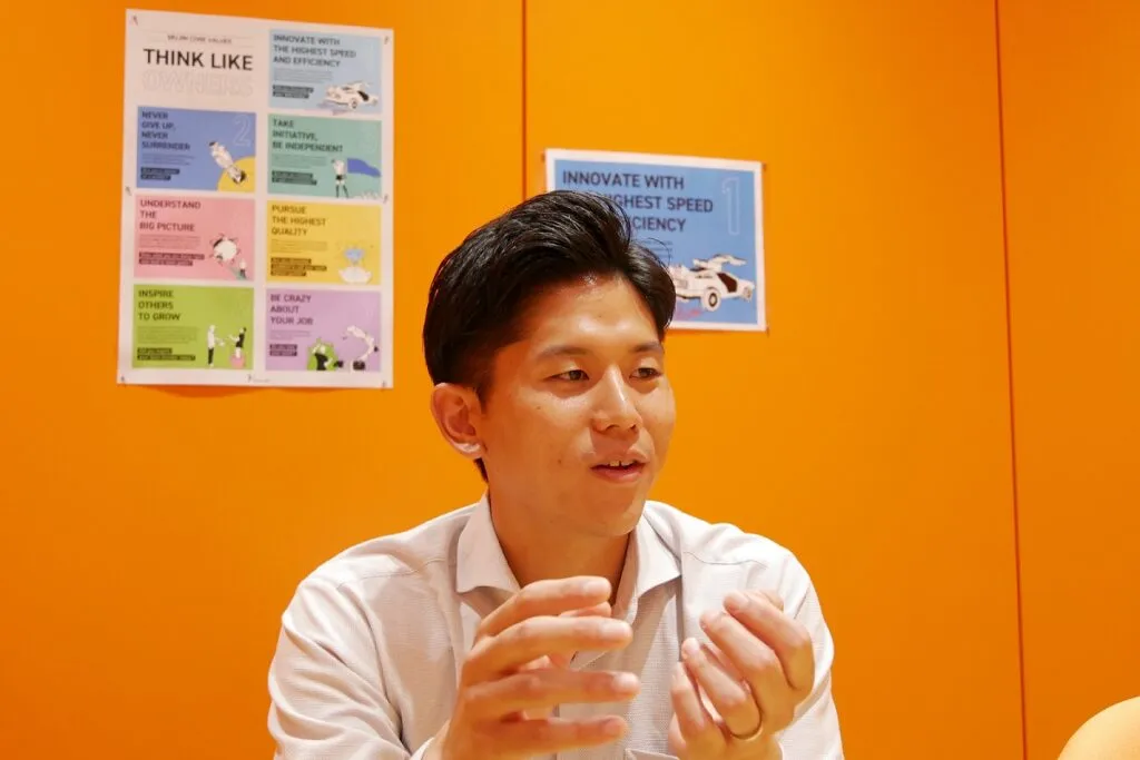 営業本部で活躍するMasahiroさん