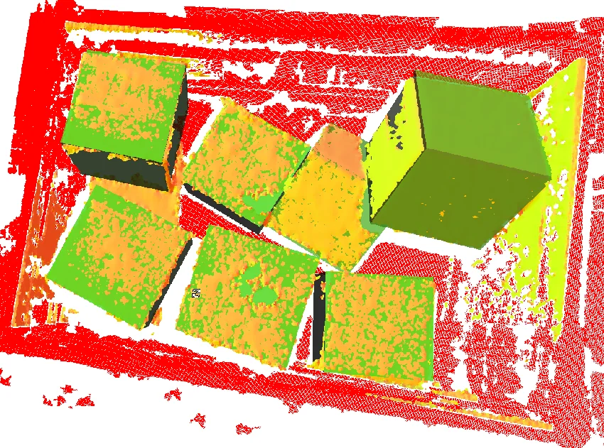 Segmenting specular and irregular workpieces