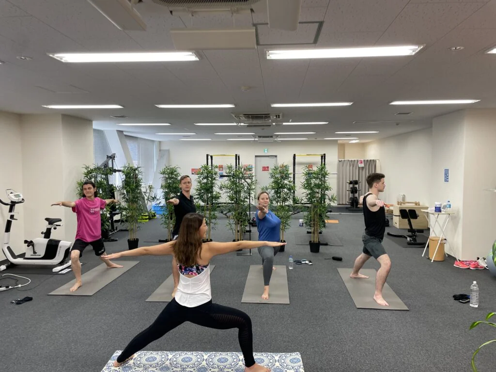 Yoga sessions at Mujin Gym