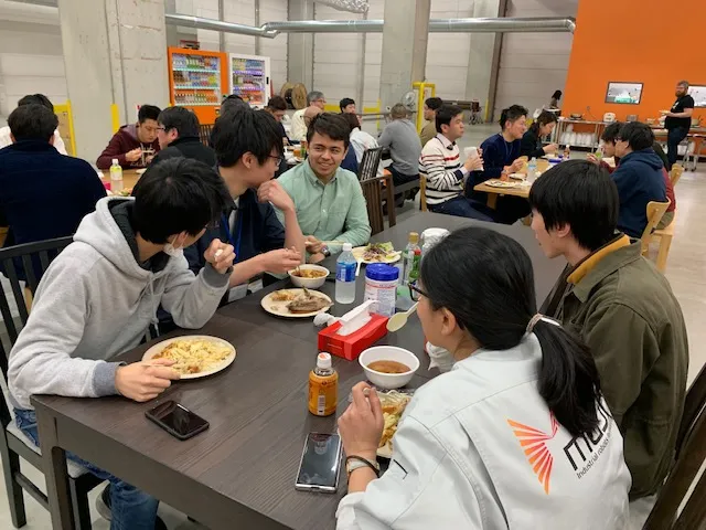 Lunch time at Mujin