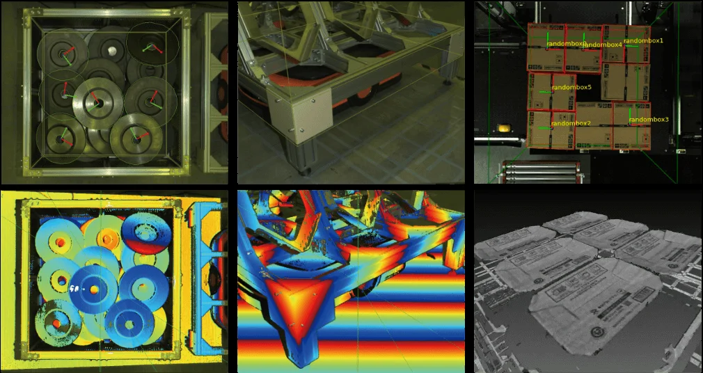 MujinVision3Dによるリアルタイム点群認識インターフェース